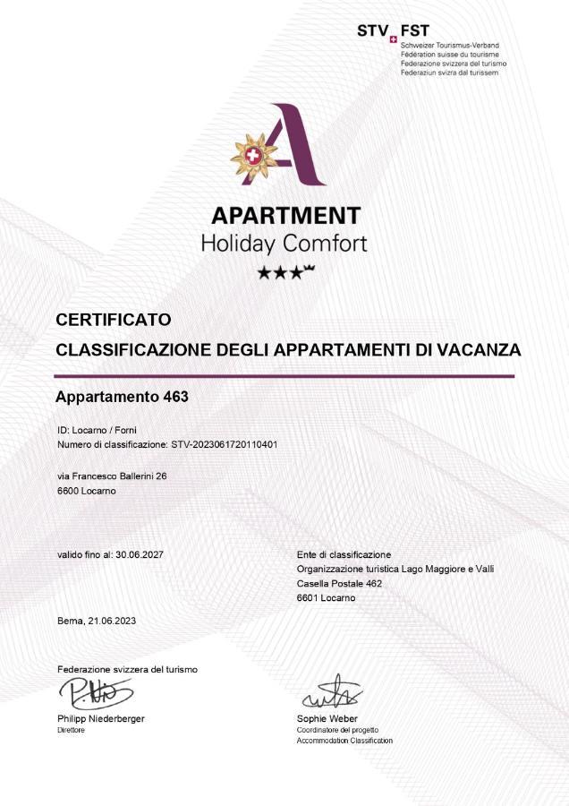 Appartamento 2,5 Con Piscina Nel Cuore Di Locarno 463 Exterior foto